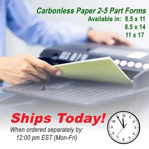 blank carbonless ncr paper